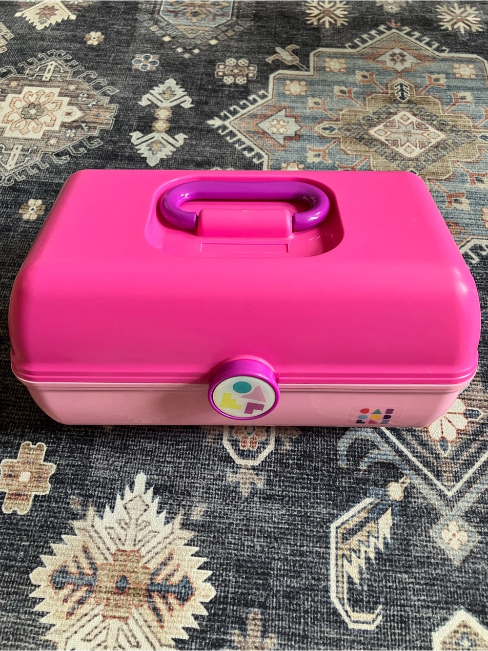 Vintage Pink Caboodles Carry All Organizer Case